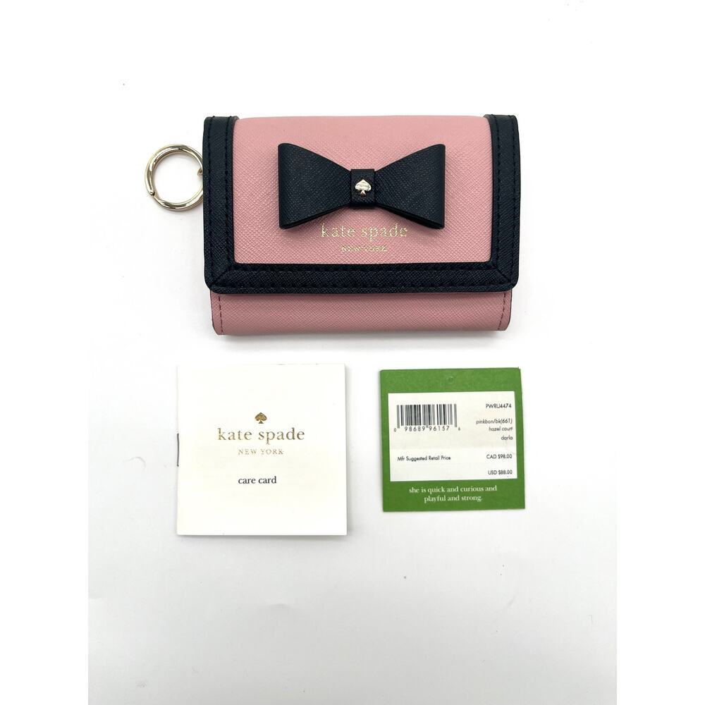 Kate Spade NWT Hazel Court, Darla Bow Wallet, $88 Retail